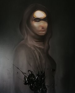 Vermummte Figur tiefe Emotion von Stefano Mazzolini