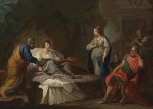 Antiochus sehnt sich nach Stratonike, ca. 1740 von Stefano Pozzi
