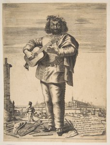 Carlo Cantu genannt Buffetto, 1646. Schöpfer: Stefano della Bella, Jean Couvay von Stefano della Bella, Jean Couvay