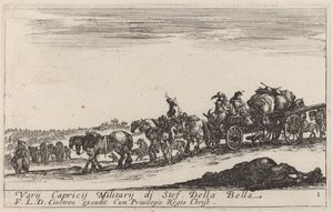 Gepäckzug, ca. 1641