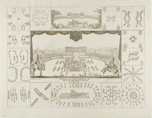 Karussell für Ferdinand II., Herzog der Toskana von Stefano della Bella