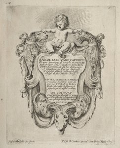 Sammlung verschiedener Launen und neuer Entwürfe von Kartuschen und Ornamenten von Stefano della Bella