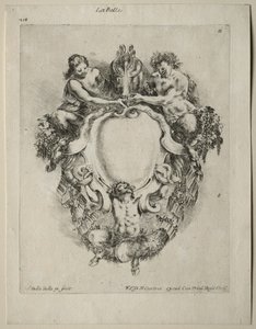 Sammlung verschiedener Kaprizen und neuer Entwürfe von Kartuschen und Ornamenten: Nr. 11