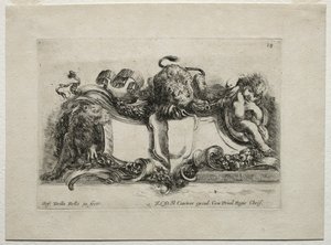Sammlung verschiedener Kaprizen und neuer Entwürfe von Kartuschen und Ornamenten: Nr. 18