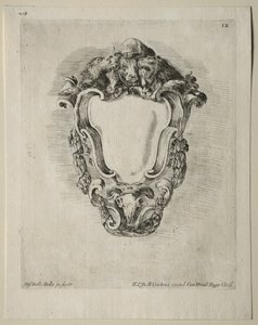 Sammlung verschiedener Kaprizen und neuer Entwürfe von Kartuschen und Ornamenten: Nr. 12