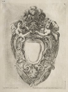 Sammlung verschiedener Capricen und neuer Entwürfe von Kartuschen und Ornamenten: Nr. 3