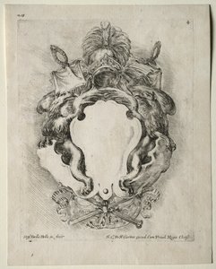 Sammlung verschiedener Kaprizen und neuer Entwürfe von Kartuschen und Ornamenten: Nr. 4