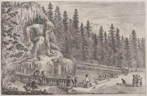 Kolossale Statue der Apenninen