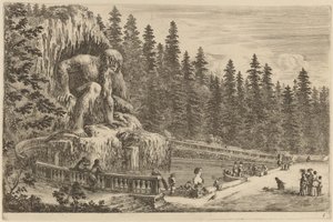 Kolossale Statue des Apennins