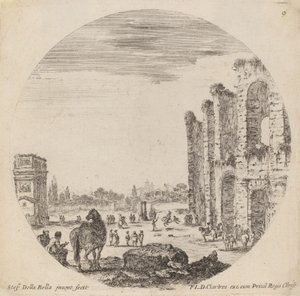 Kolosseum und Konstantinsbogen, 1646