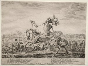 Tod auf dem Schlachtfeld, 1646-1647 von Stefano della Bella