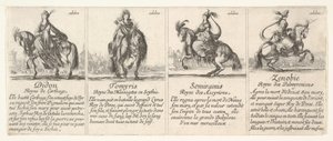 Didon, Tomyris, Semiramis und Zenobie, aus 
