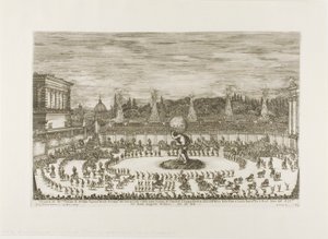 Reiterballett im Amphitheater der Boboli-Gärten
