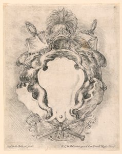 Wappen, Nr. 4 aus "Raccolta di varii cappriccii et nove inventioni di cartelle et ornamenti"