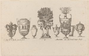 Fantastische Vasen, wahrscheinlich 1646