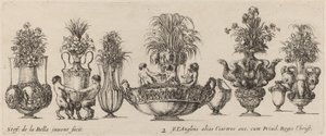 Fantastische Vasen, wahrscheinlich 1646