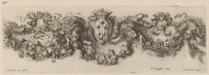 Feston mit Medici-Wappen, wahrscheinlich 1648