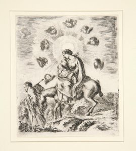 Flucht nach Ägypten von Stefano della Bella