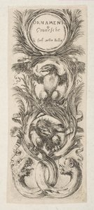 Frontispiz: Ornamenti o Grottesche, ca. 1653 von Stefano della Bella