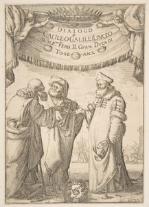 Frontispiz für Dialogo di Galileo Galilei, 1632