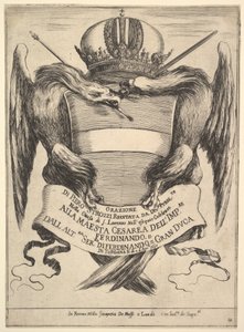 Frontispiz für Das Begräbnis von Kaiser Ferdinand II., Esequie dell