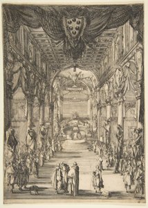 Begräbnis von Francesco de Medici, 1634 von Stefano della Bella