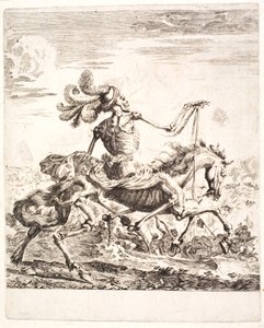 Der Tod auf einem Schlachtfeld von Stefano della Bella