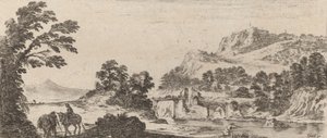 Landschaft mit Brücke, 1641