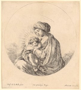 Maria mit Kind von Stefano della Bella