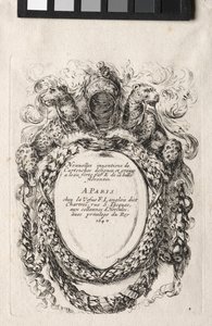 Neues Modell für eine Kartusche, 1647