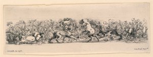 Ornamente von Friesen und Laubwerk
