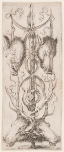 Ornamenti o Grottesche (Groteskes Ornament) von Stefano della Bella