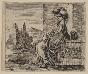 Pallas, aus dem Spiel der Mythologie Jeu de la Mythologie, 1644