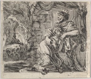 Pluto, aus dem Spiel der Mythologie, 1644 von Stefano della Bella
