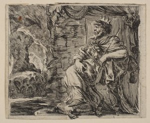 Pluto, aus dem Spiel der Mythologie Jeu de la Mythologie, 1644 von Stefano della Bella