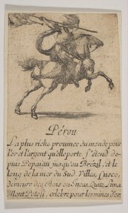 Peru, 1644 von Stefano della Bella