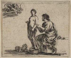 Pygmalion, aus dem Spiel der Mythologie Jeu de la Mythologie von Stefano della Bella