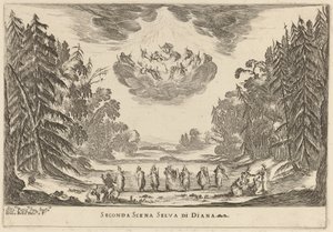 Zweite Szene Selva di Diana von Stefano della Bella