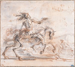Der Tod auf dem Schlachtfeld, zwischen 1640 und 1650 von Stefano della Bella