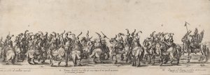 Dreißig Bogenschützen und Pagen, 1633