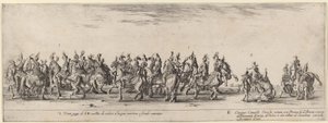 Zwanzig Pagen und fünf türkische Pferde