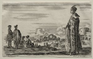 Verschiedene Figuren und Landschaften: Eine Gruppe polnischer Herren, 1649
