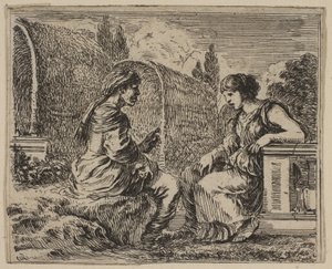 Vertumnus und Pomona von Stefano della Bella