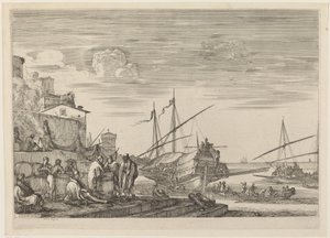 Ansicht mehrerer Häuser am Hafen