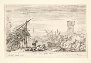 Blick auf die Küste Italiens von Stefano della Bella
