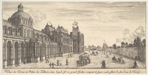 Ansicht der Kuppel des Palastes der Tuilerien, aus Verschiedene Ansichten bemerkenswerter Orte, 1649-51 von Stefano della Bella
