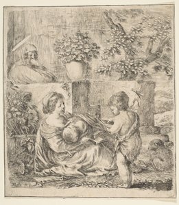 Jungfrau und Kind mit Johannes dem Täufer und St. Elisabeth, ca. 1641