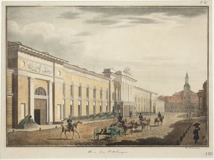 Ansicht des Neuen Arsenals auf der Liteyny Avenue