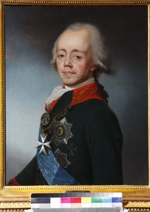 Porträt von Kaiser Paul I. von Russland