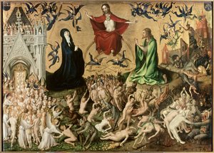 Das Jüngste Gericht, ca. 1435 von Stephan Lochner